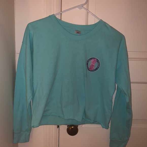 cropped simply southern long sleeve tee - Picture 1 of 2